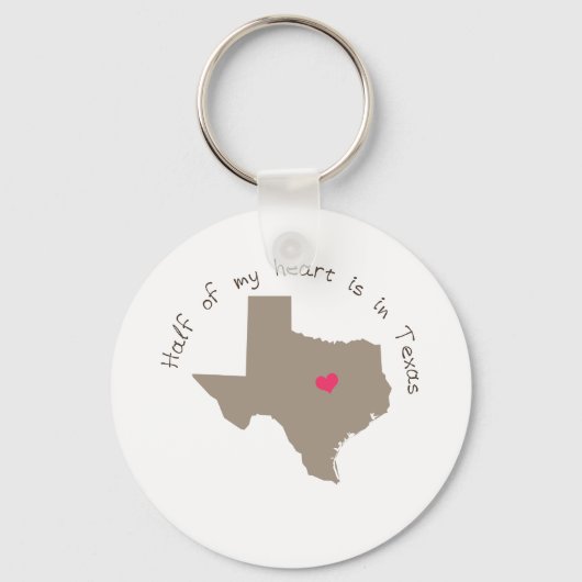 Porte-clés Half My Heart est au Texas (Recto)