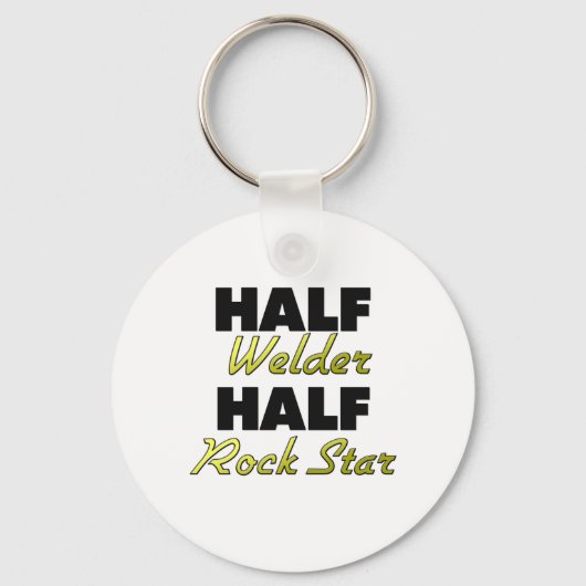 Porte-clés Half Welder Half Rock Star (Recto)