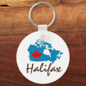 Porte-clés Halifax Nouvelle-Écosse Personnaliser Canada porte (Recto)