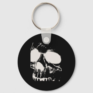 Porte-clés Hall silhouette grunge rock graphique Art Hall