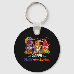 Porte-clés Hallothanksmas Halloween Thanksgiving Gn de Noël
