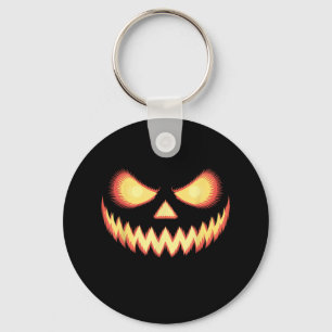 Porte-clés Halloween à la tête de Citrouille sculpté de Jack-