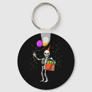 Porte-clés Halloween Anniversaire Soirée Skeleton Anniversair