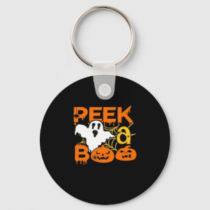 Porte-clés Halloween avec Peekaboo Citrouille