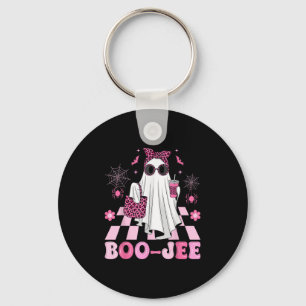 Porte-clés Halloween Boo-jee Boujee Fantôme Coquette Léopard
