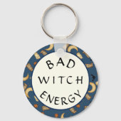 Porte-clés Halloween céleste Bad Witch Energy (Recto)