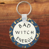 Porte-clés Halloween céleste Bad Witch Energy (Recto)