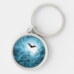 Porte-clés Halloween chauve-souris nuit sombre personnalisabl