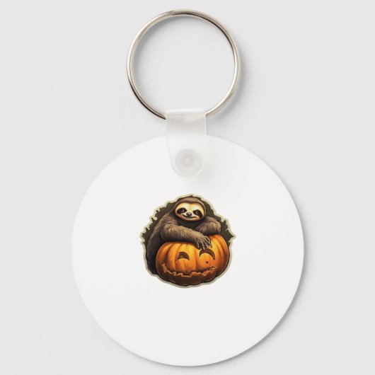 Porte-clés Halloween classique à thème Sloth T-shirt (Recto)