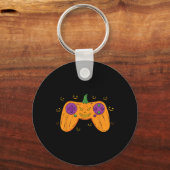 Porte-clés Halloween Costume Gamer Scanner Citrouille Mens Bo (Recto)
