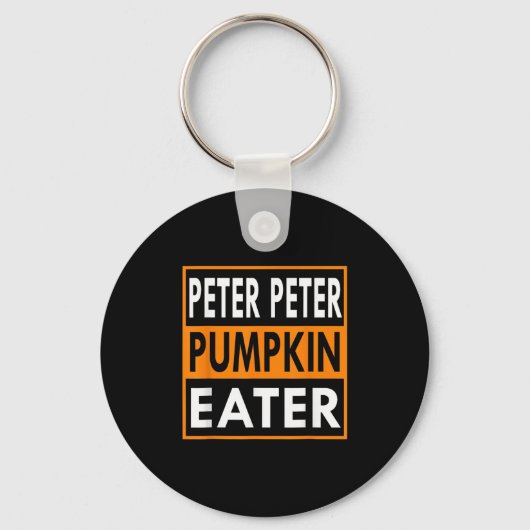 Porte-clés Halloween Costume Peter Pumpkin Eater  (Recto)
