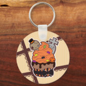 Porte-clés Halloween Cupcake (Recto)
