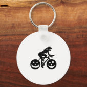 Porte-clés Halloween cycliste (Recto)