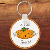 Porte-clés Halloween drôle | Sommes-nous détruits | CITROUILL (Recto)