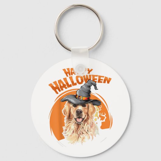 Porte-clés Halloween du chien (Recto)