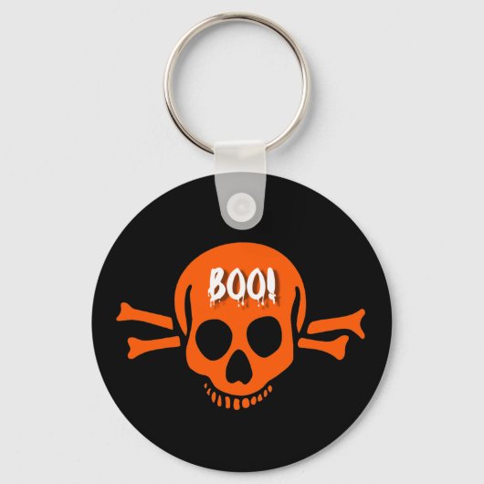 Porte-clés Halloween du crâne (Recto)