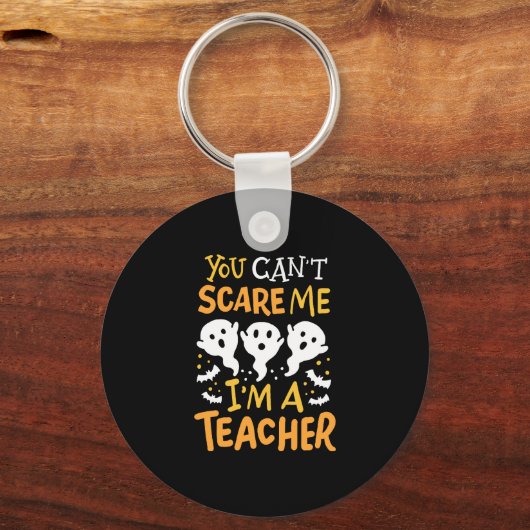 Porte-clés Halloween enseignant (Recto)