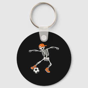 Porte-clés Halloween Football Squelette de foot Trick Or Trea