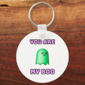 Porte-clés Halloween Ghost - Vous êtes mon garçon (Recto)