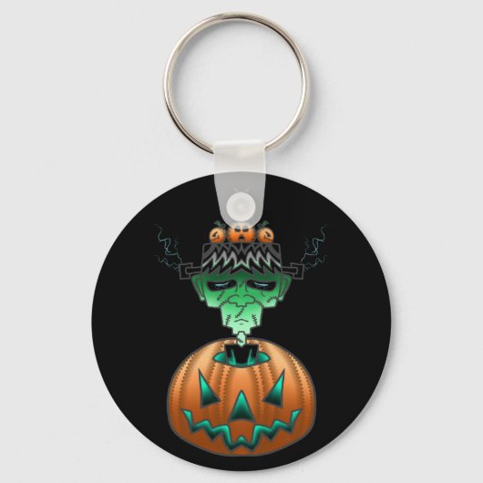 Porte-clés Halloween Horror Punk Zombie (Recto)
