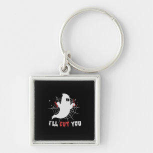 Porte-clés Halloween I Will Cut You Birthday