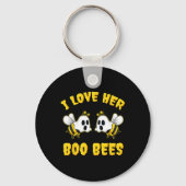 Porte-clés Halloween J'Aime Son Boo Bees Fun (Verso)