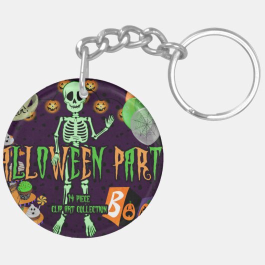 Porte-clés Halloween keychain (Dos gauche)