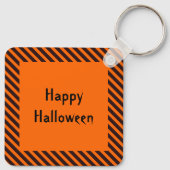 Porte-clés Halloween Magic Bee Witch Orange et Black Stripes (Dos)