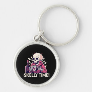 Porte-clés halloween mais c'est l'heure de skelly