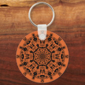Porte-clés Halloween Mandala (Recto)