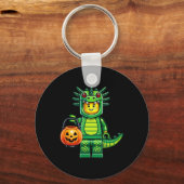 Porte-clés Halloween Master Builder Dragon Kids Building Bloc (Recto)