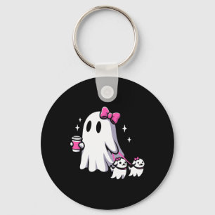 Porte-clés Halloween mignon Fantôme Chien de marche Éffrayant