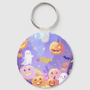 Porte-clés Halloween mignonne personnalisable