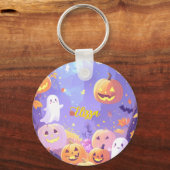 Porte-clés Halloween mignonne personnalisable (Recto)