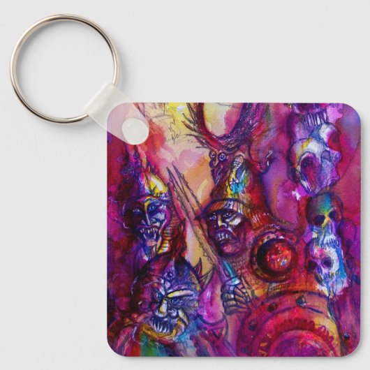 Porte-clés HALLOWEEN MONSTERS / ORK WAR Imaginaire (Recto)