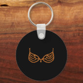 Porte-clés Halloween Orange Bra Design Costume Show  (Recto)
