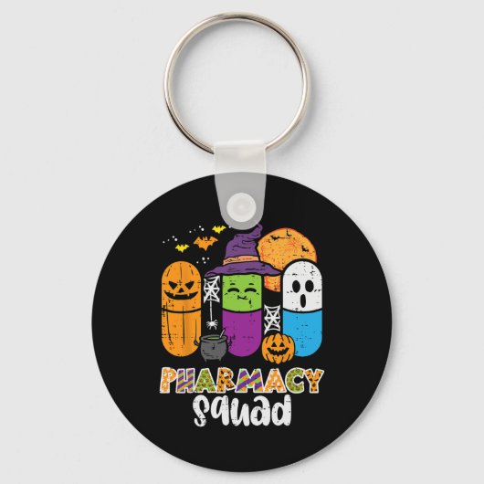 Porte-clés Halloween Pharmacy Squad PIlls Costume Pharmaciste (Recto)
