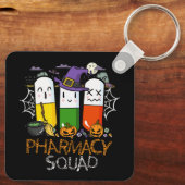 Porte-clés Halloween Pharmacy Squad PIlls Costume Pharmaciste (Verso)