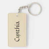 Porte-clés Halloween Pirate Girl Acrylique Porte - clé person (Dos)