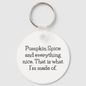 Porte-clés Halloween Pumpkin Spice - Double face (Verso)