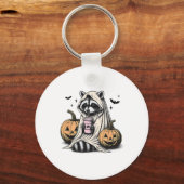 Porte-clés Halloween Raccoon Ghost (Recto)