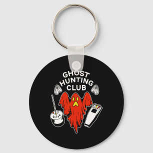 Porte-clés Halloween Red Ghost Chasse Club Éffrayant Hunter