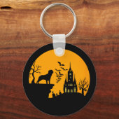 Porte-clés Halloween Rottweiler (Verso)