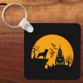Porte-clés Halloween Rottweiler (Recto)