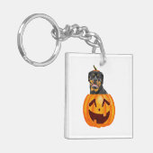 Porte-clés Halloween Rottweiler (Devant gauche)