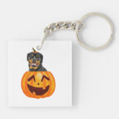 Porte-clés Halloween Rottweiler (Dos)