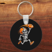 Porte-clés Halloween Skeleton Funny Football Shirt For Teens (Recto)