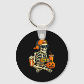 Porte-clés Halloween Skeleton Gamer Video Gaming Boys Men Kid (Recto)