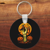 Porte-clés Halloween Skeleton Gamer Video Gaming Controller B (Recto)