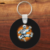 Porte-clés Halloween Skeleton Karaté 1 (Recto)